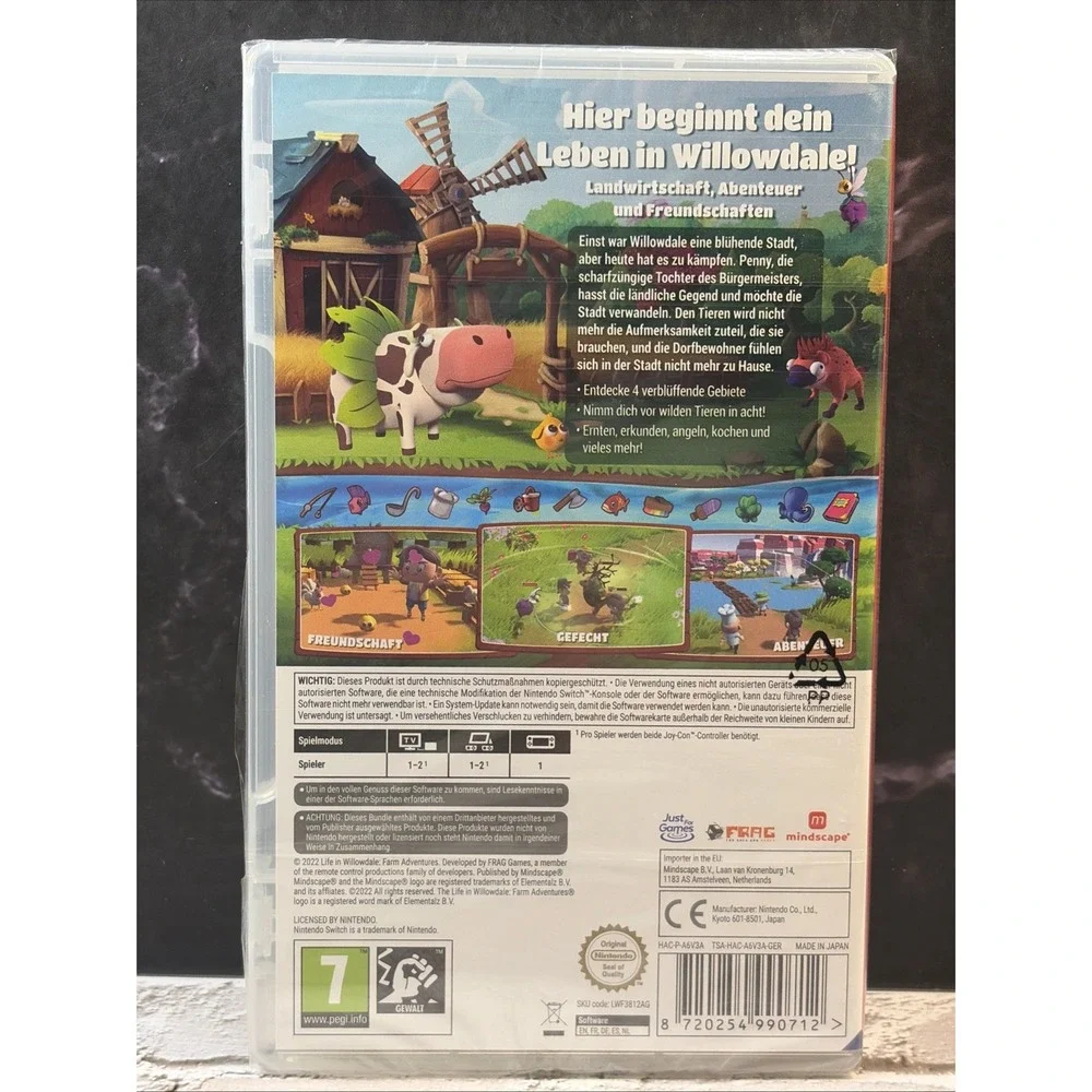 Life in Willowdale Farm Adventures Nintendo Switch -Factory Sealed -New 🔥